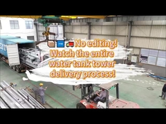 Çelik yapı su kulesi teslimatı