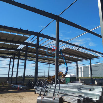 Prefabrize Prefabrize Çelik Yapı Hangar Atölyesi Bina Büyük Aralıklı Depo
