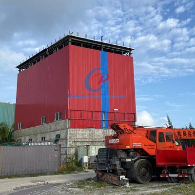 Ticari prefabrik yüksek katlı binalar, çelik çerçeve yapısı bina inşaatı