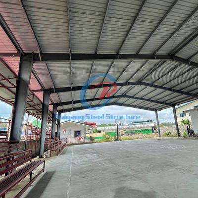 Prefab çelik yapı basketbol sahası, badminton sahası çelik yapı binası