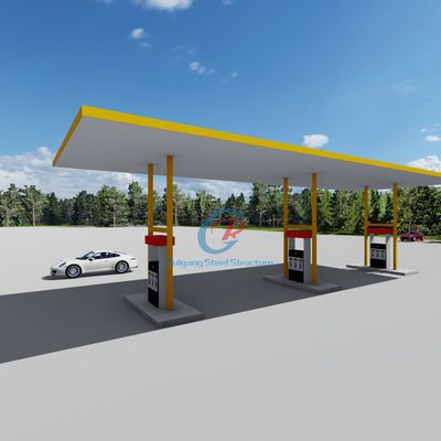 Hava koşullarına dayanıklı prefabrik metal gölge Özel prefabrik çelik çerçeve binası