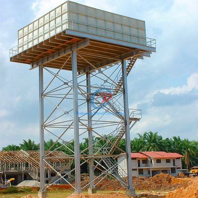 Sıcak Dip Galvanizli Çelik Su Tankı Kule, Endüstriyel Özel Çelik Su Tankları