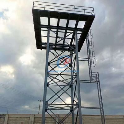 Yüksek Yüksek Ağır Çelik Yapı Galvanize Su Tankı için Su Tankı Kulesi