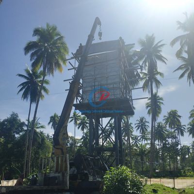 Topluluklar / İşletmeler için Özel Galvanize Çelik Su Depolama Tankları
