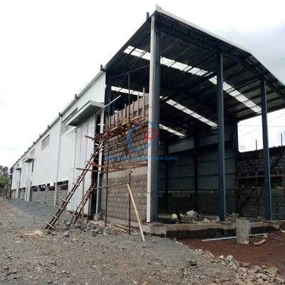 Endüstriyel / Ticari için Modern PEB Çelik Yapı İnşaatı