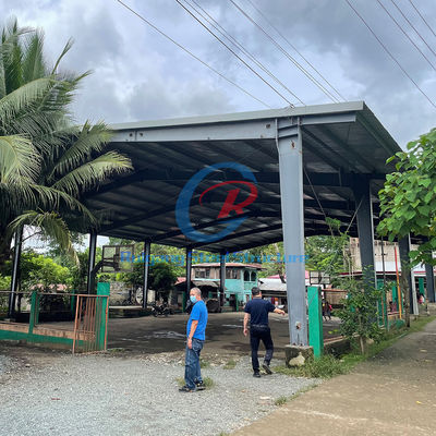 Özel çelik basketbol sahası Metal bina önceden yapılmış taşınabilir çelik depolama kulüpleri