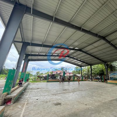 Prefab Büyük Aralıklı Çelik Bina Basketbol Sahası / Çelik Bina Uzay Çerçeve Yapısı