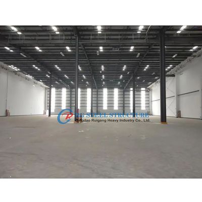 Ağır Güçlü Çelik Yapı Fabrikası Büyük Ölçekli Çelik Çerçeve Modüler İnşaat