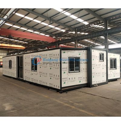 Modern 20ft Genişletilebilir Konteyner Evi 1 yatak odasıyla prefabrik ofis konteyner evi