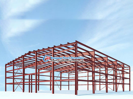 Metal Bina İnşaat Endüstriyel Prefabrik Metal Depo Ateş Direnci