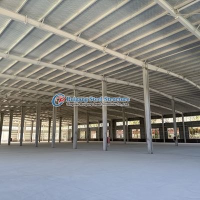 Galvanizli veya boyalı yüzey Yapı için özel çelik yapısı depo