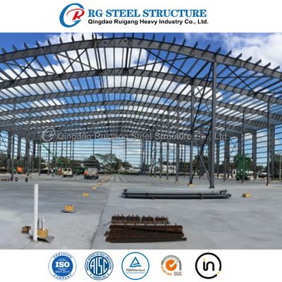 Hazırlanmış Büyük Aralıklı Çelik Yapı Binaları Hazırlanmış Metal Depolar Atölyesi Ofis Binaları Fabrika Şubesi