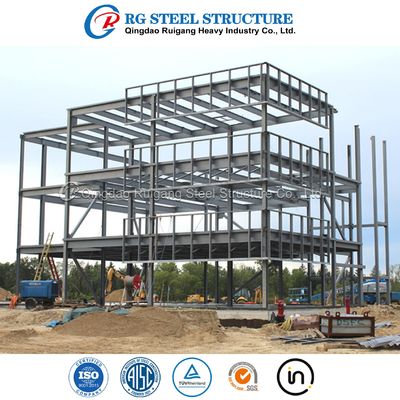 Environmental Prefabricated Light Steel Structure Construction Building Prefab Metal Warehouse With Office