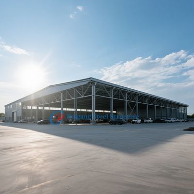 Q355B Endüstriyel Tesisler için Çelik Yapı Depoları