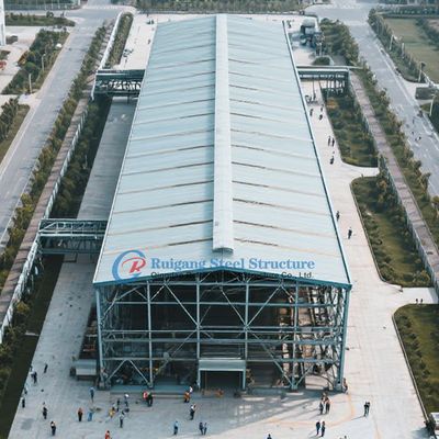 Köprü vinç erişimi ile özel çelik yapı depo