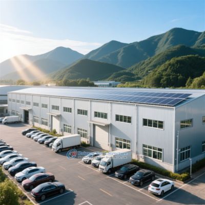 Depo için Özel Çelik Yapı Prefabrik H-Kirişli Depo