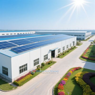 Özel çelik yapı depo hafif modern tasarım