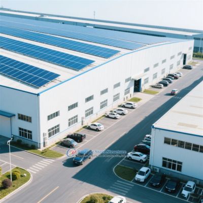 İzole edilmiş sandviç panelleri ile özel çelik yapı depo