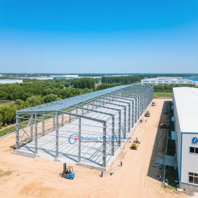 High Strength Large Span Peb Fabrication Steel Structure Factory Godown Storage Shed With Free Design