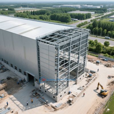 Büyük Aralıklı PEB Çelik Yapısı Depo Binası