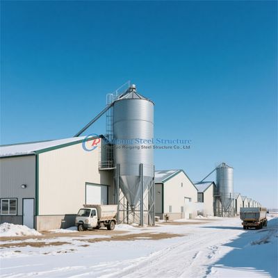 Tavuk Çiftliği Çelik Yapılar, Q235 Q345 Çelik Sığır Yapıları