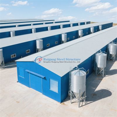 Kalıcı Çelik Yapılar Üretim Özel Galvanizli Çelik Hayvanlık Binaları