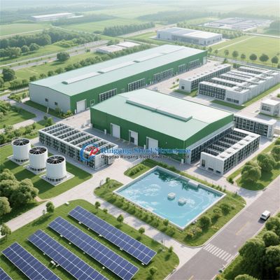 Özel Endüstriyel Prefabrik Ön Tasarımlı Metal Çelik Yapı Depo Binası