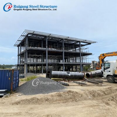 300 km/sa'ya Kadar Rüzgar Yüküne Dayanıklı, Çok Katlı, Sıcak Daldırma Galvanizli ve Q355/Q235 Çelik Kalitesinde Çelik Bina